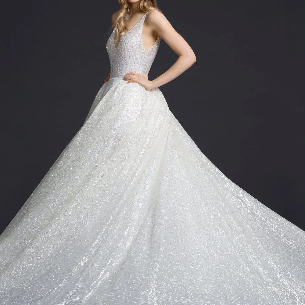 Lazaro Dresses | Lazaro Wedding Dress (3662) | Color: White | Size: 4 | Allymay51's Closet